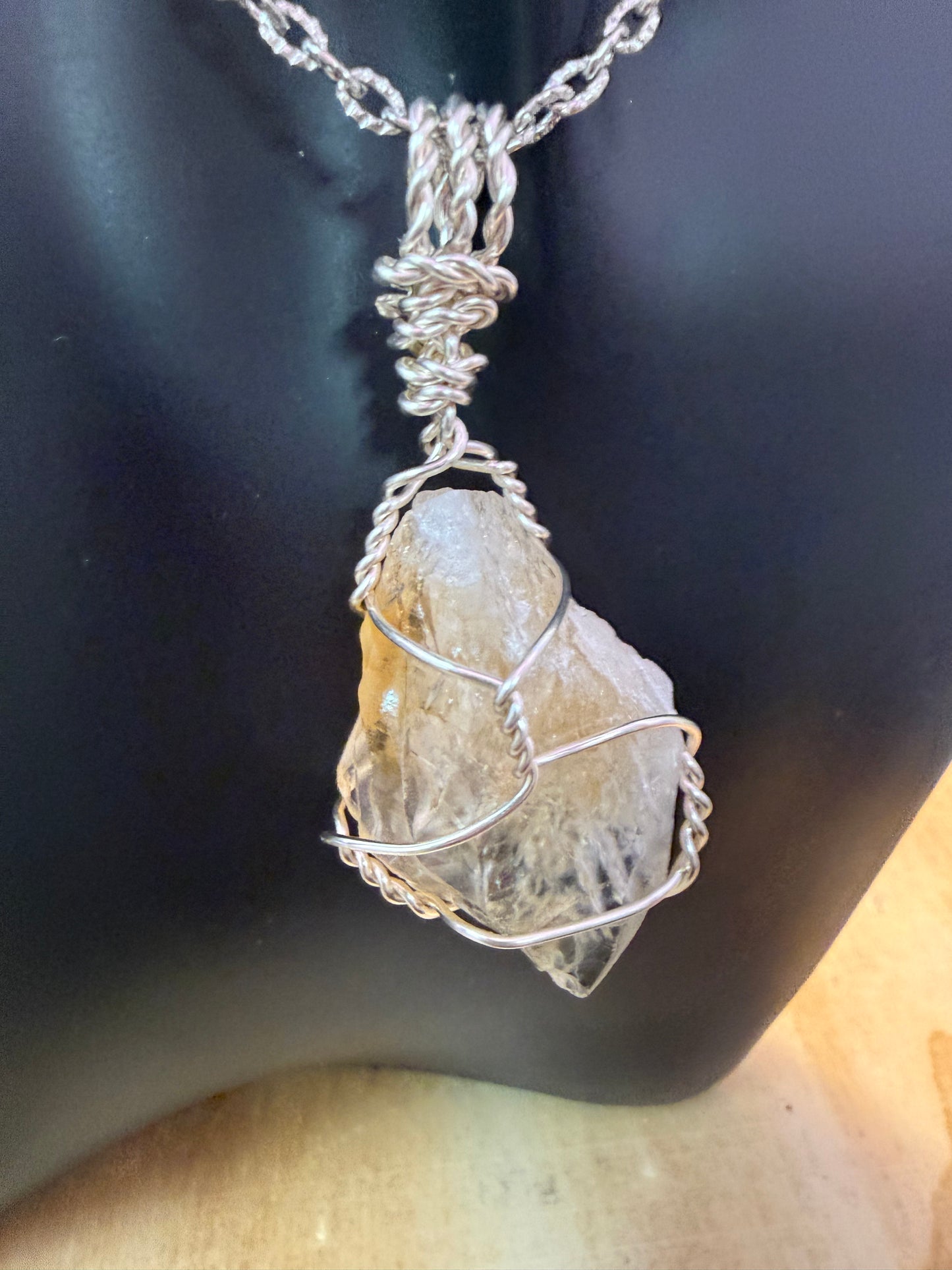 Citrine Crystal Pendant