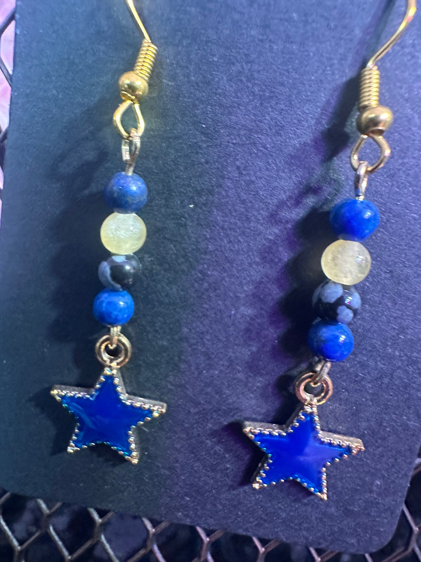 Starlight beaded earrings