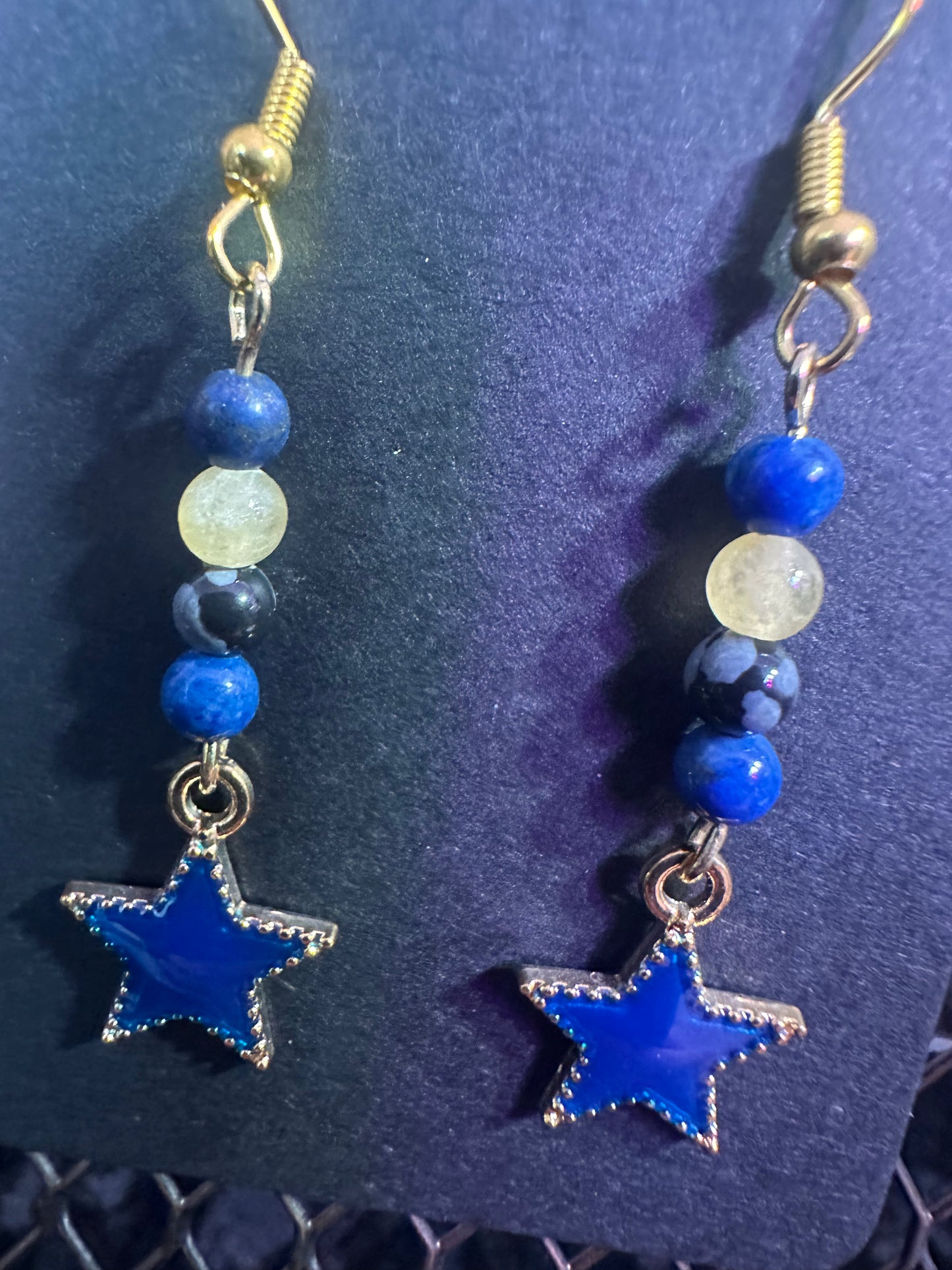 Starlight beaded earrings