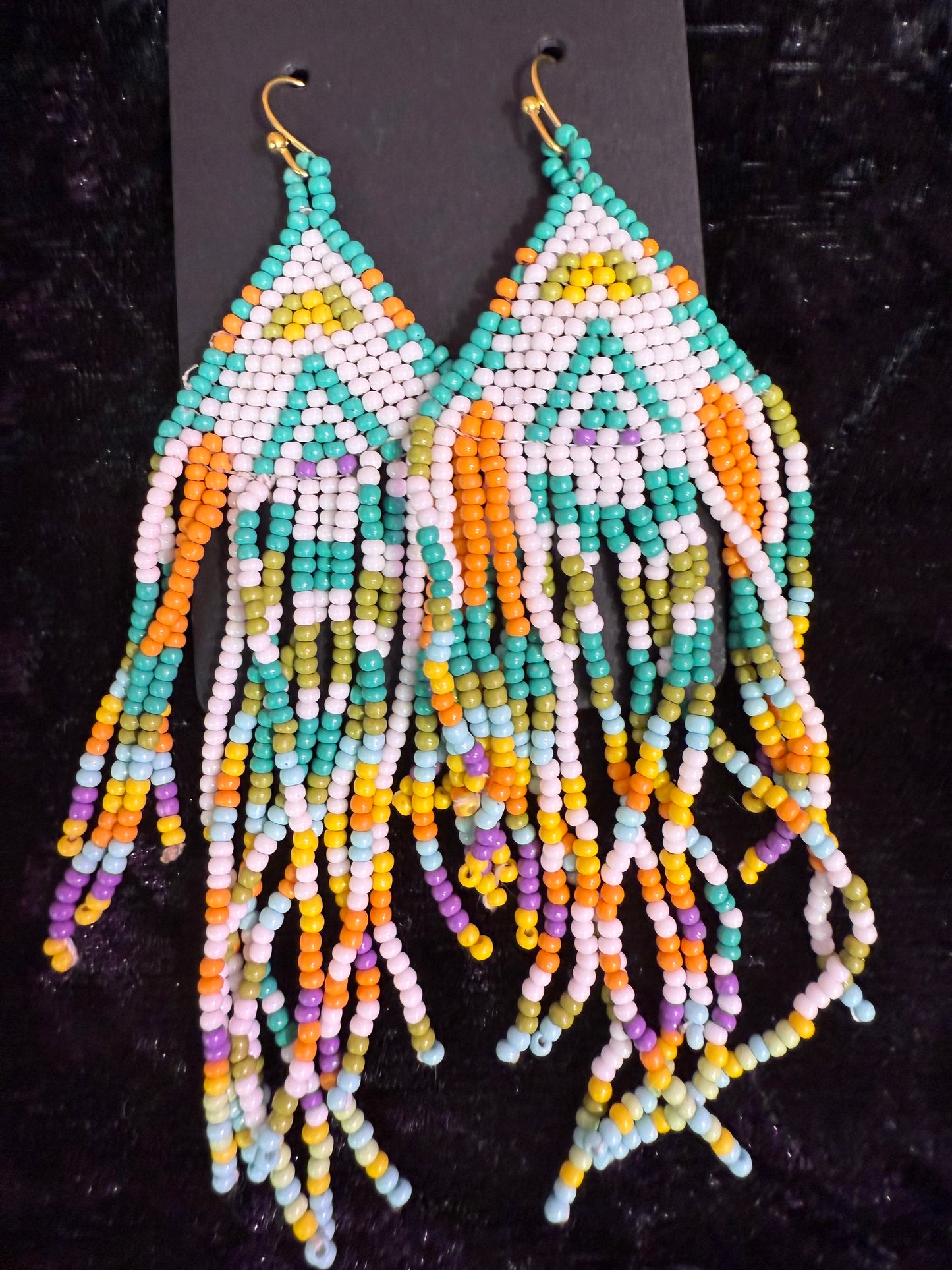 Harvest beaded earrings