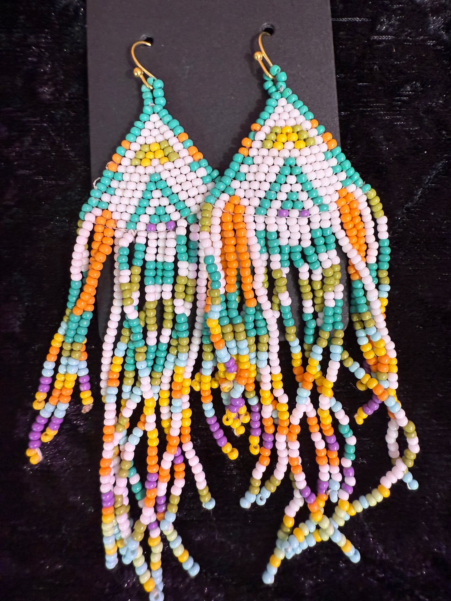 Harvest beaded earrings
