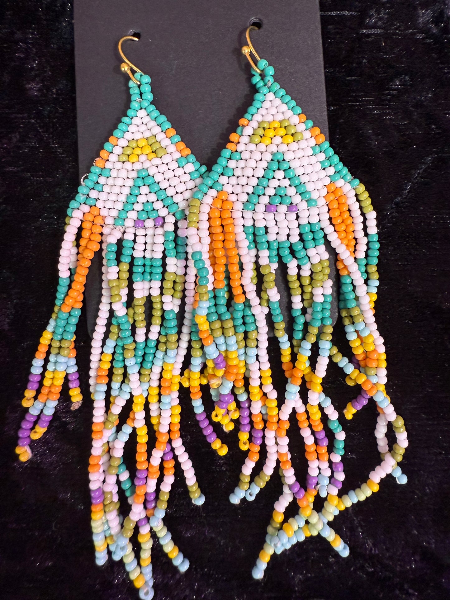 Harvest beaded earrings