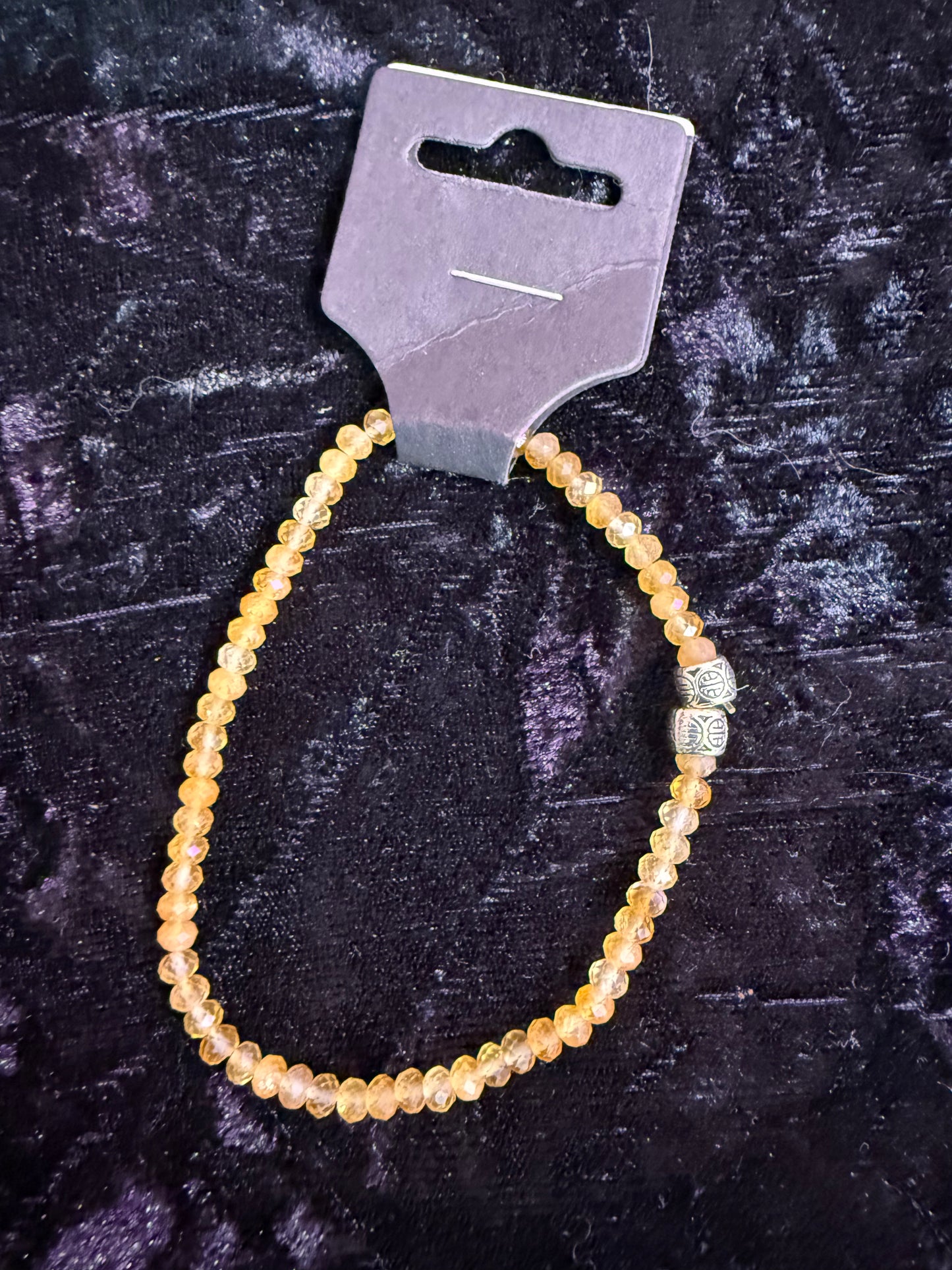 Citrine Handbeaded Bracelet
