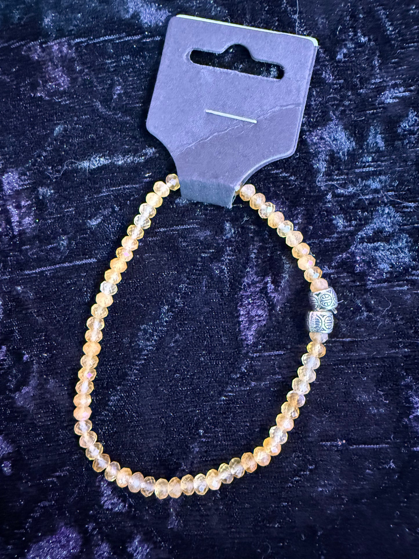 Citrine Handbeaded Bracelet