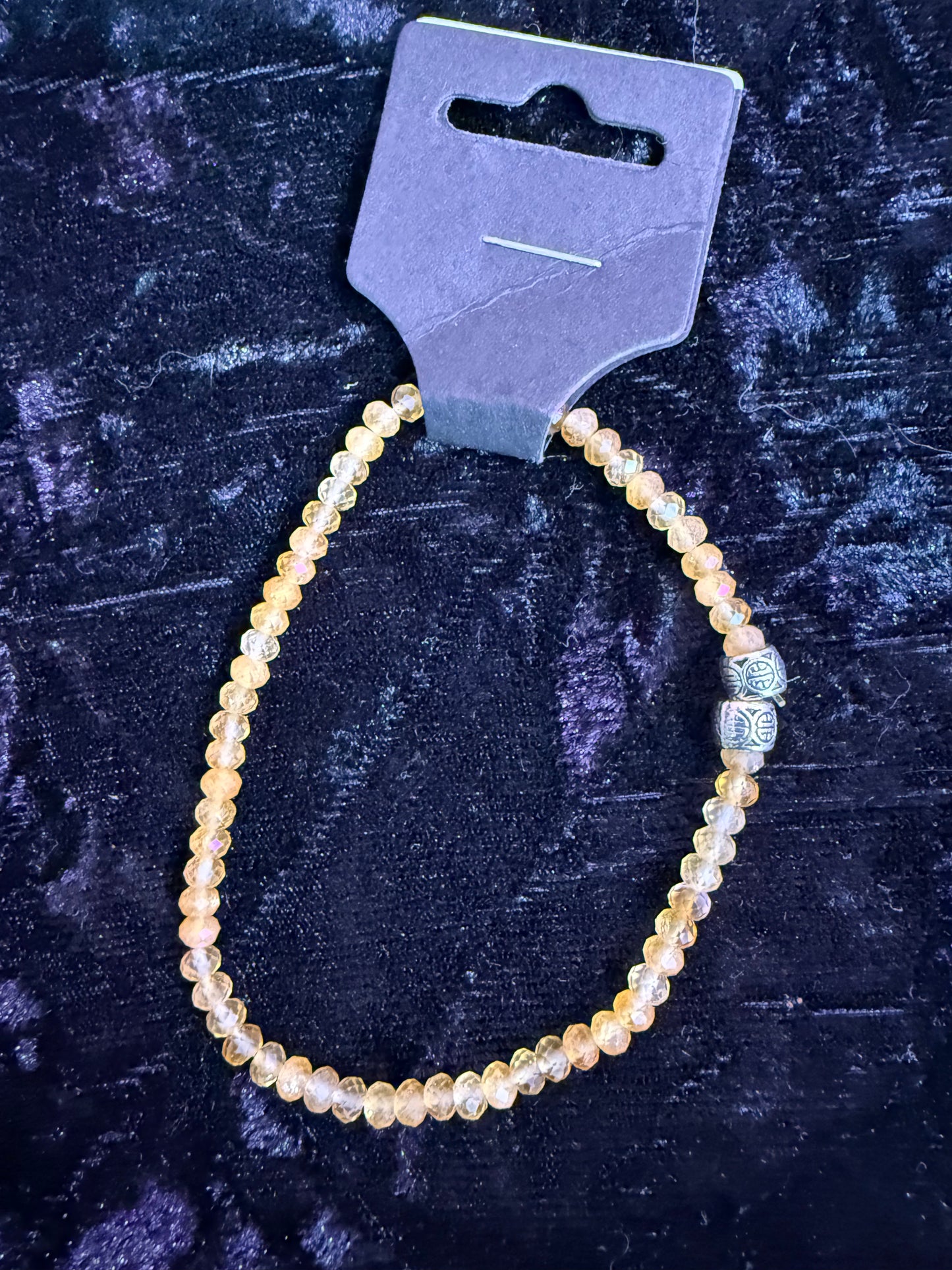 Citrine Handbeaded Bracelet
