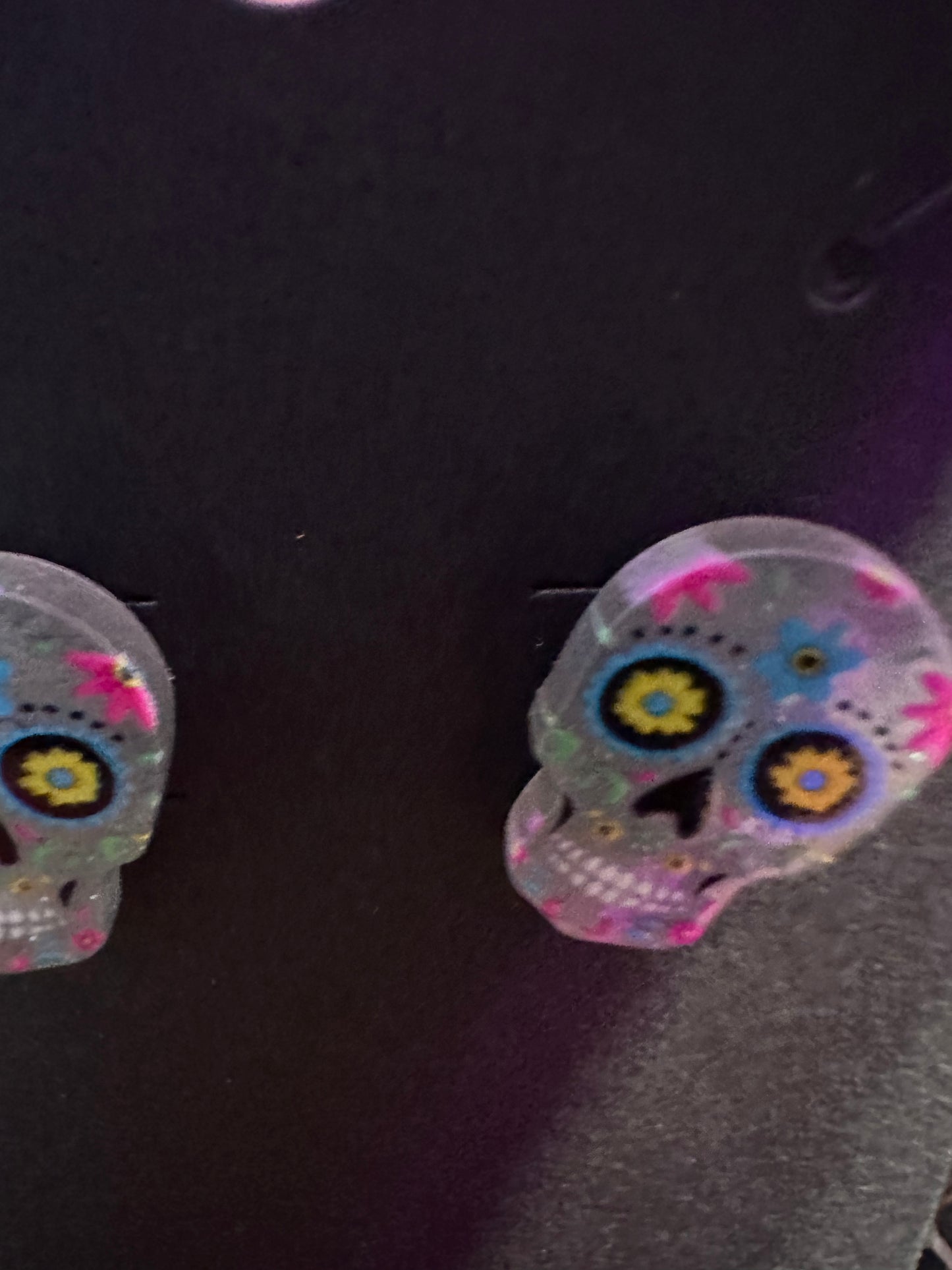 Dia de Los Muertos Studs