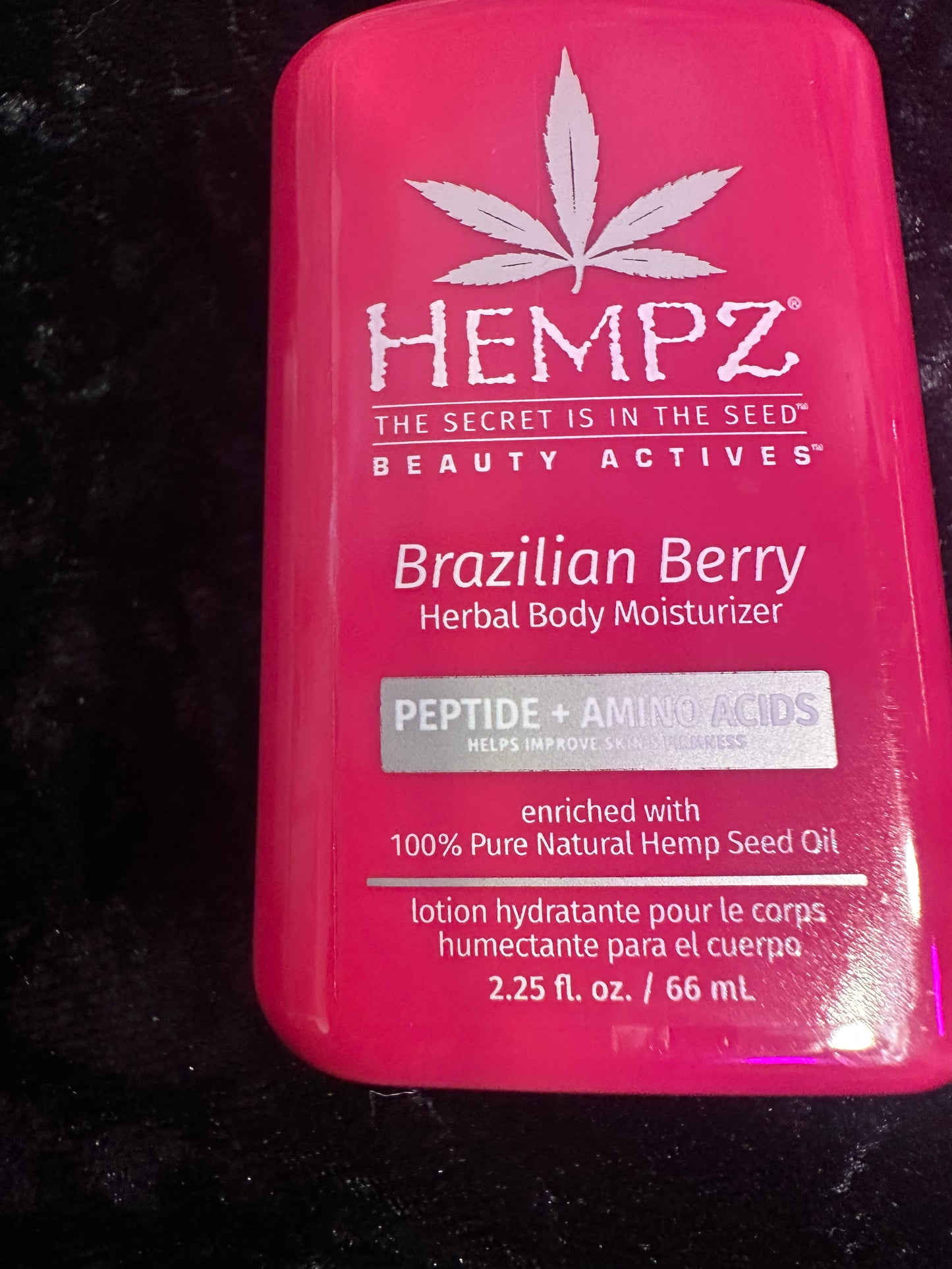 Hempz Brazilian Berry herbal body moisturizer 2.25 oz