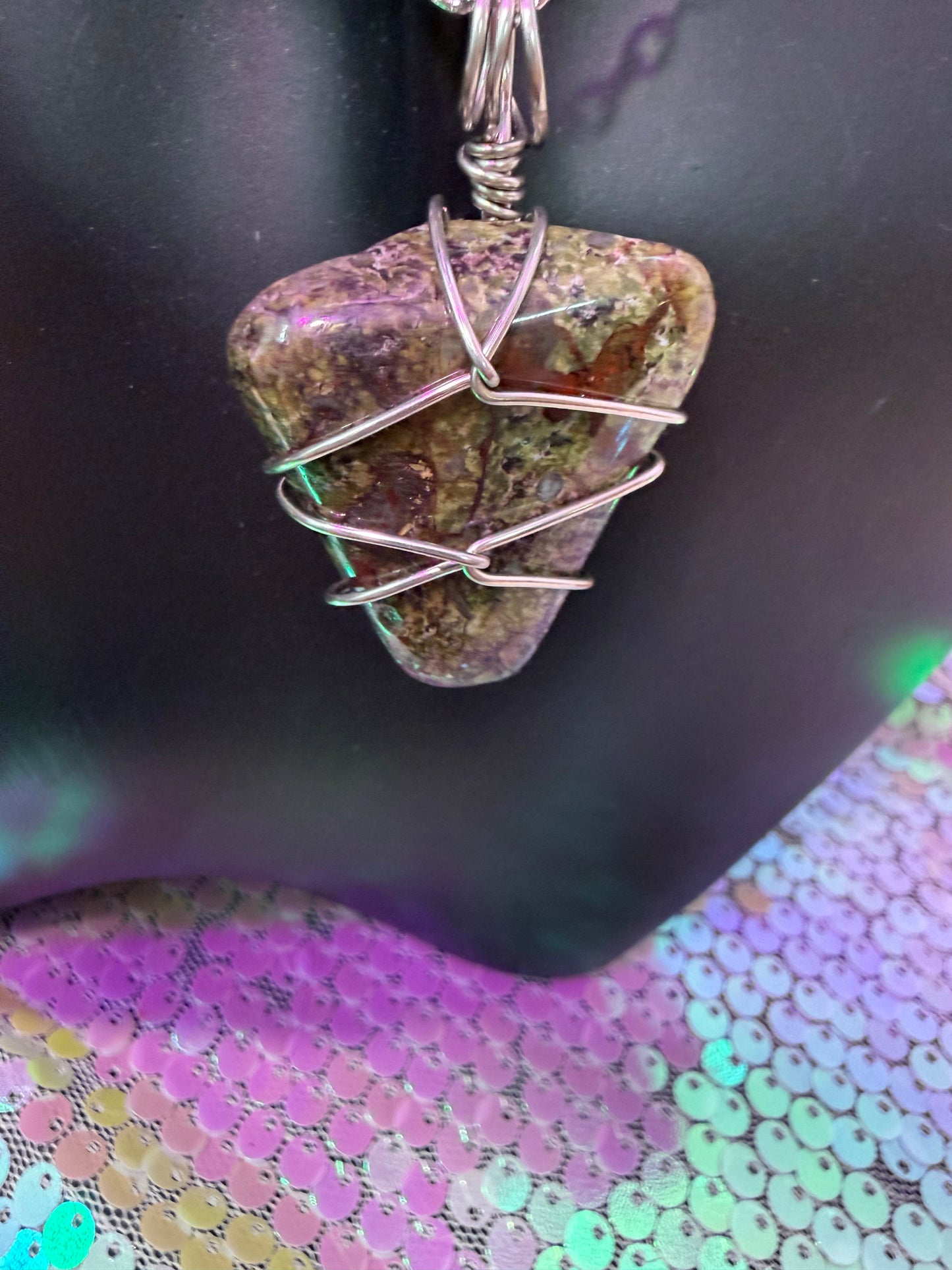 Red Dragon Jasper Pendant
