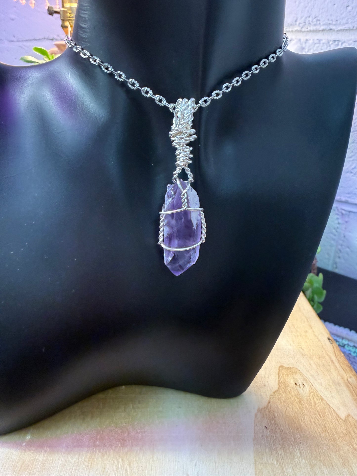 Amethyst Crystal pendant