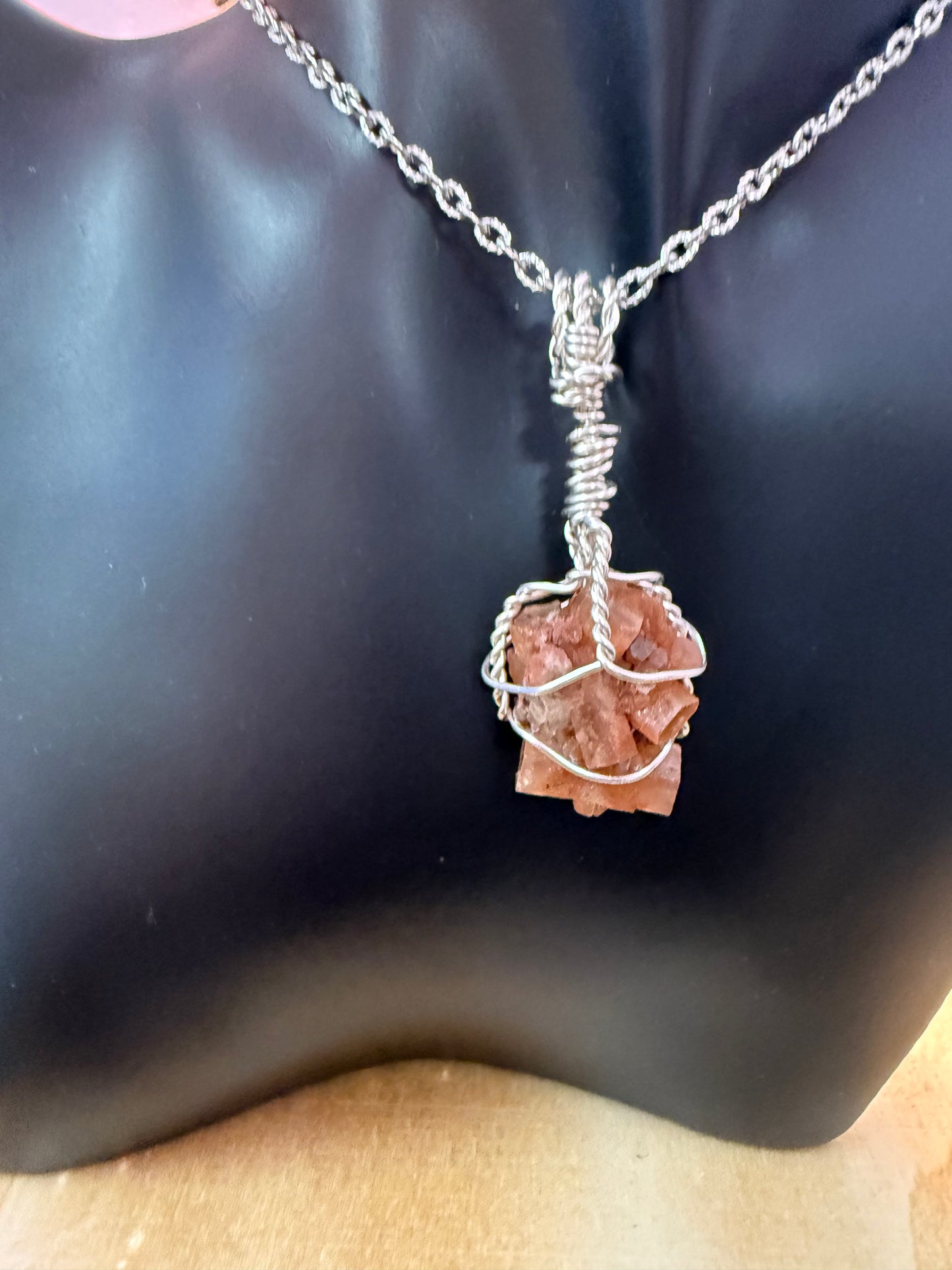 Aragonite Crystal pendant