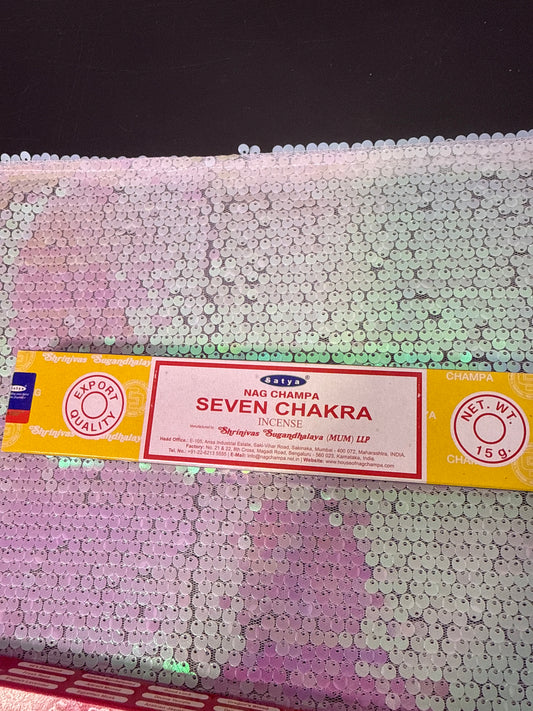 Seven chakra incense