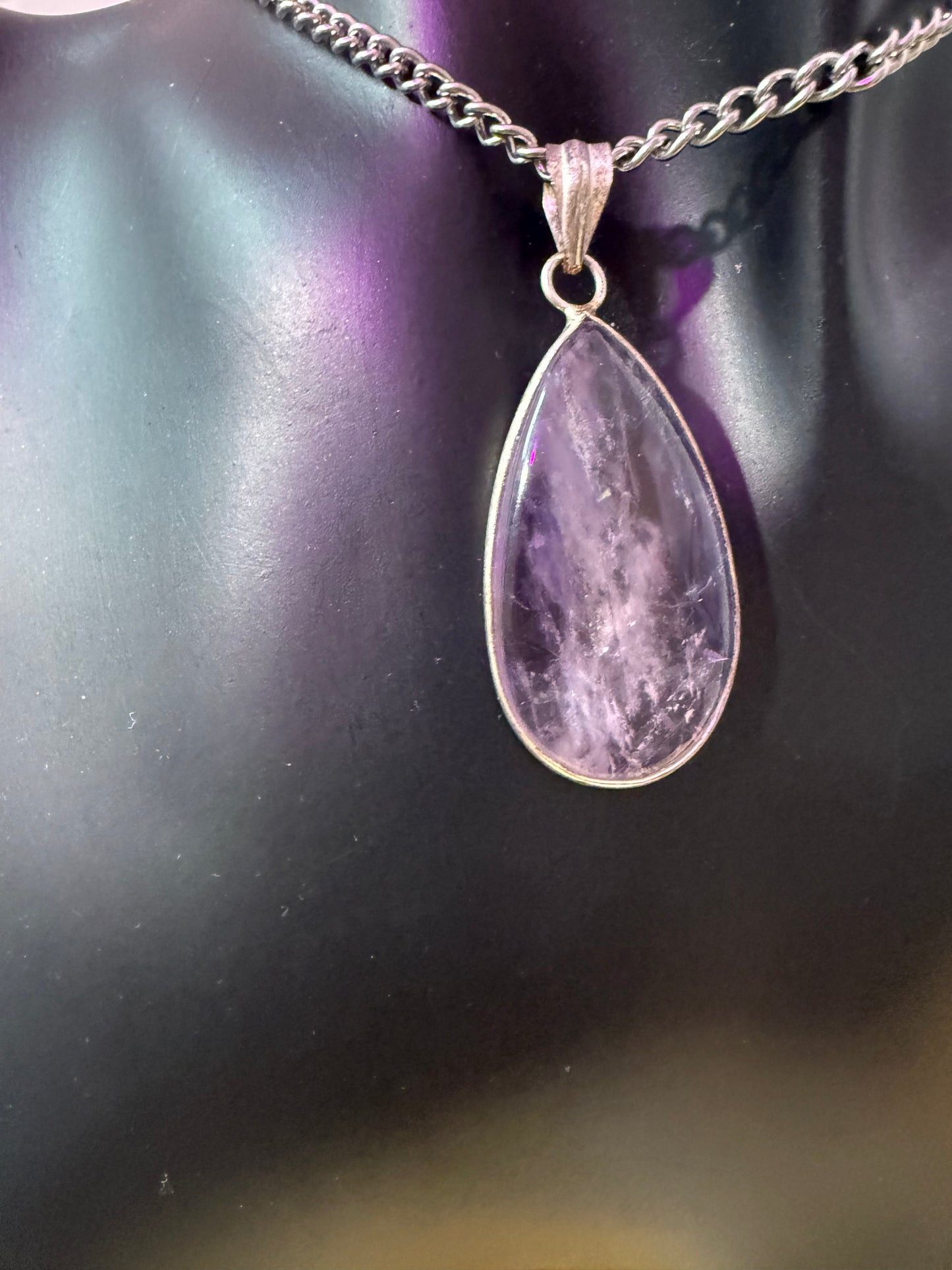 Amethyst Crystal Pendant