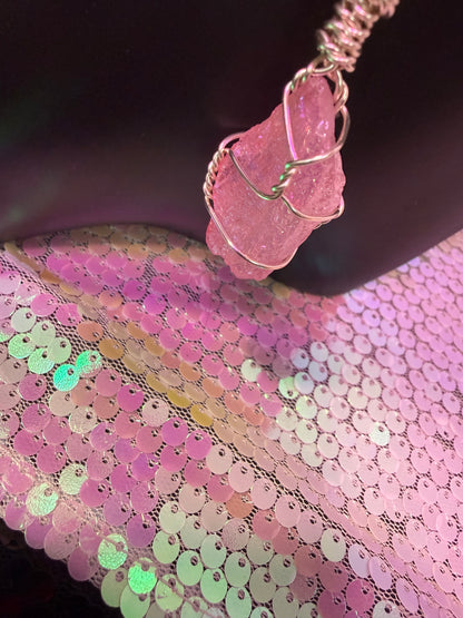 Pink Aura Quartz