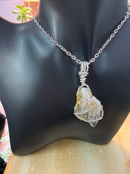 Citrine Crystal Pendant