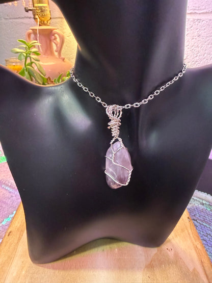Titanium Aura Amethyst
