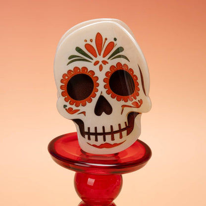 Day of the Dead Sugar Skull Halloween Hair Claw Clip: Skull