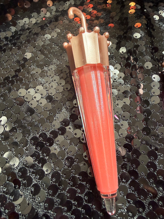 Peach cobbler limited edition lip gloss