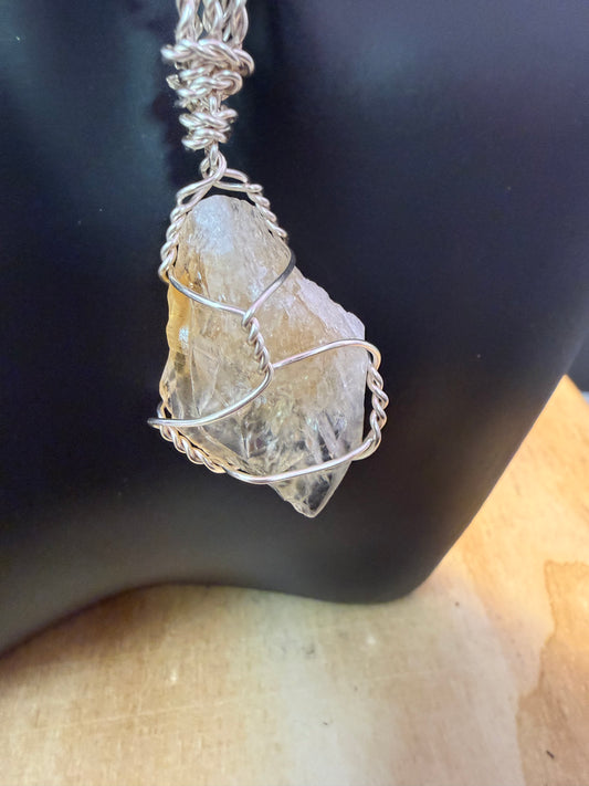 Citrine Crystal Pendant