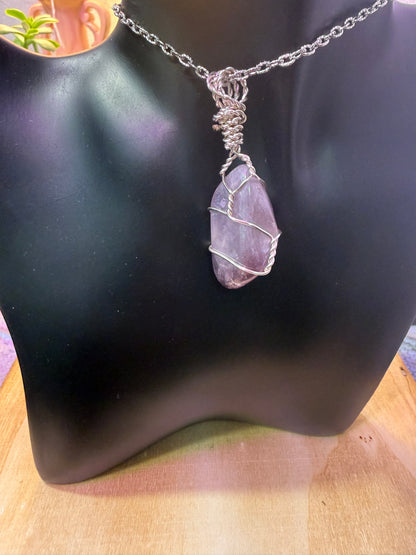 Titanium Aura Amethyst