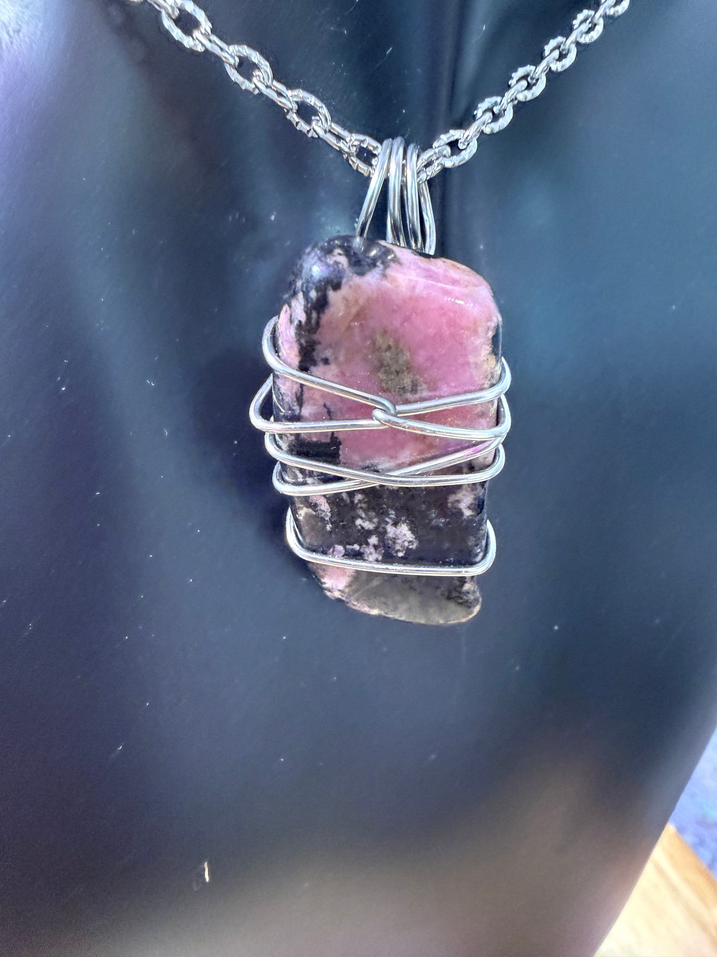 Rhondontite crystal pendant