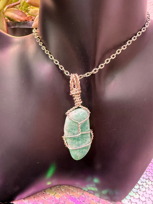 Amazonite pendant