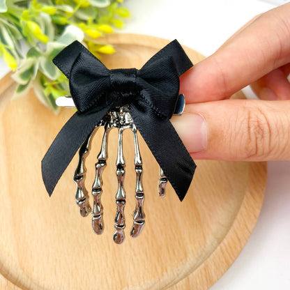 Dia de Los Muertos Claw Bow-knot Hair Clip