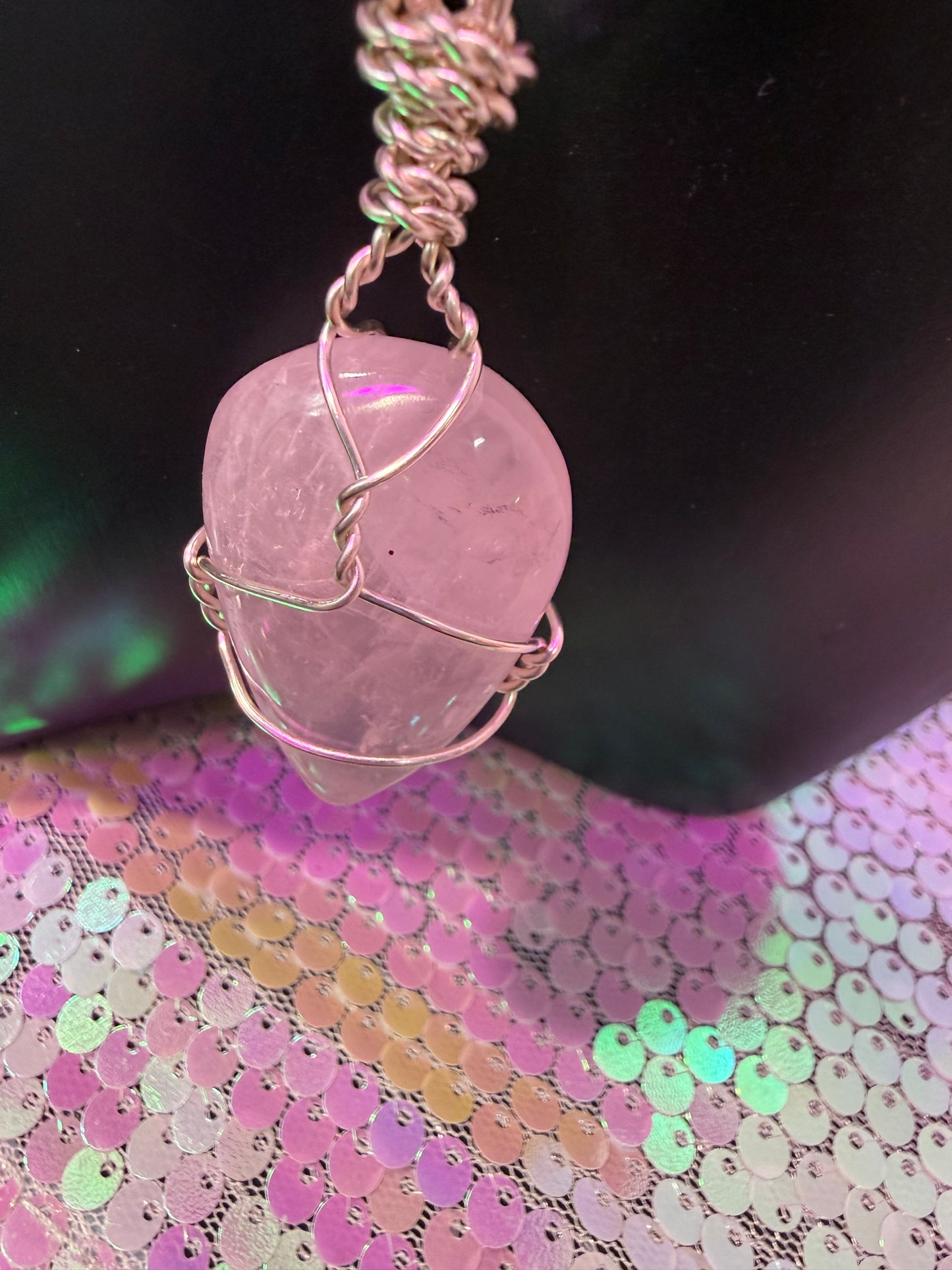 Rose Quartz Pendant