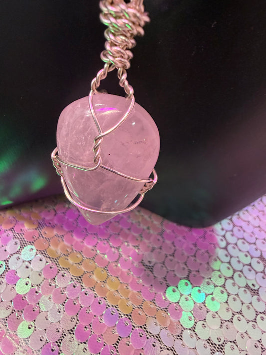 Rose Quartz Pendant