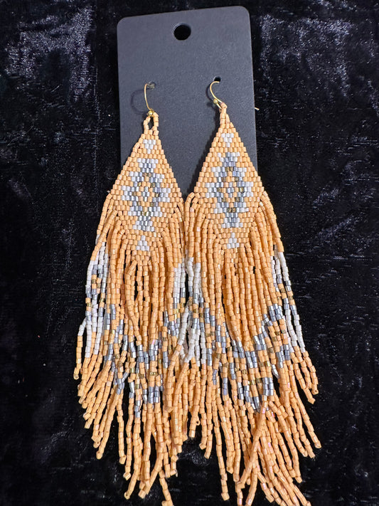 Summer Neon Beaded Collection Neon Peach