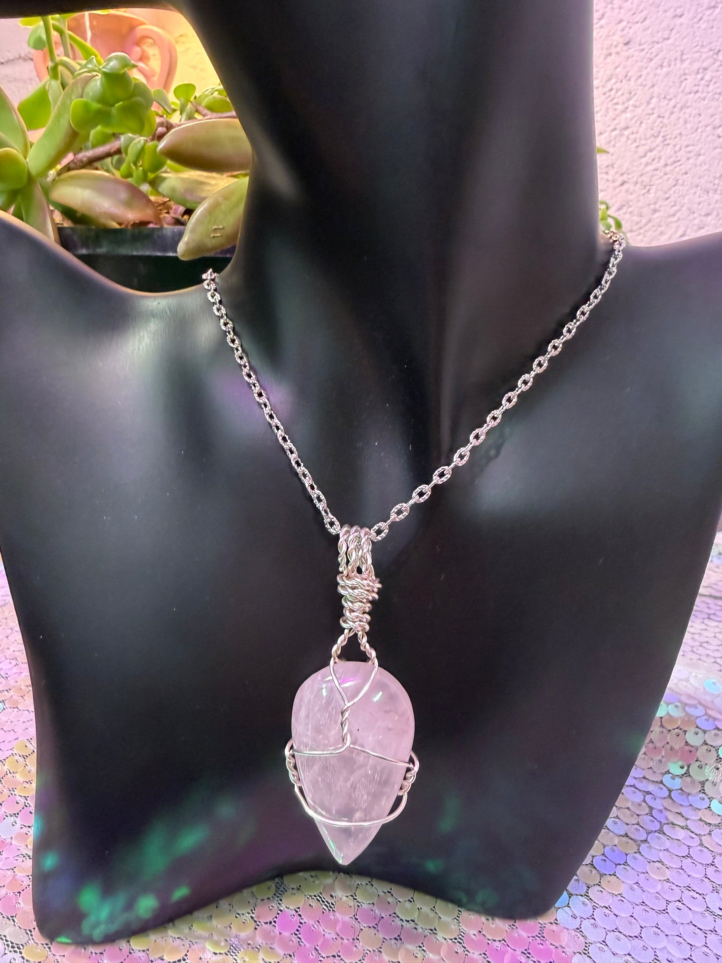 Rose Quartz Pendant