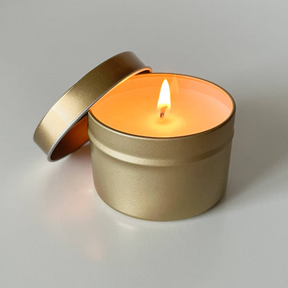Sunkissed 4oz Gold Tin Candle