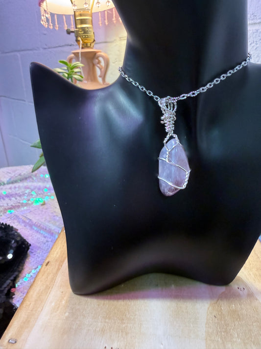Titanium Aura Amethyst