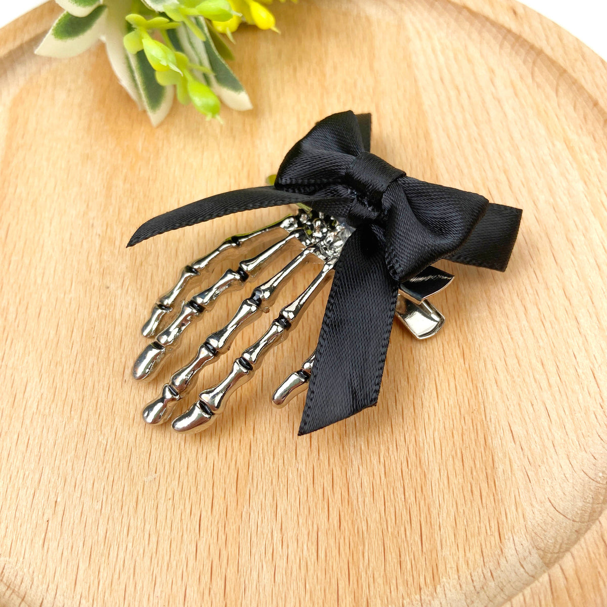 Dia de Los Muertos Claw Bow-knot Hair Clip