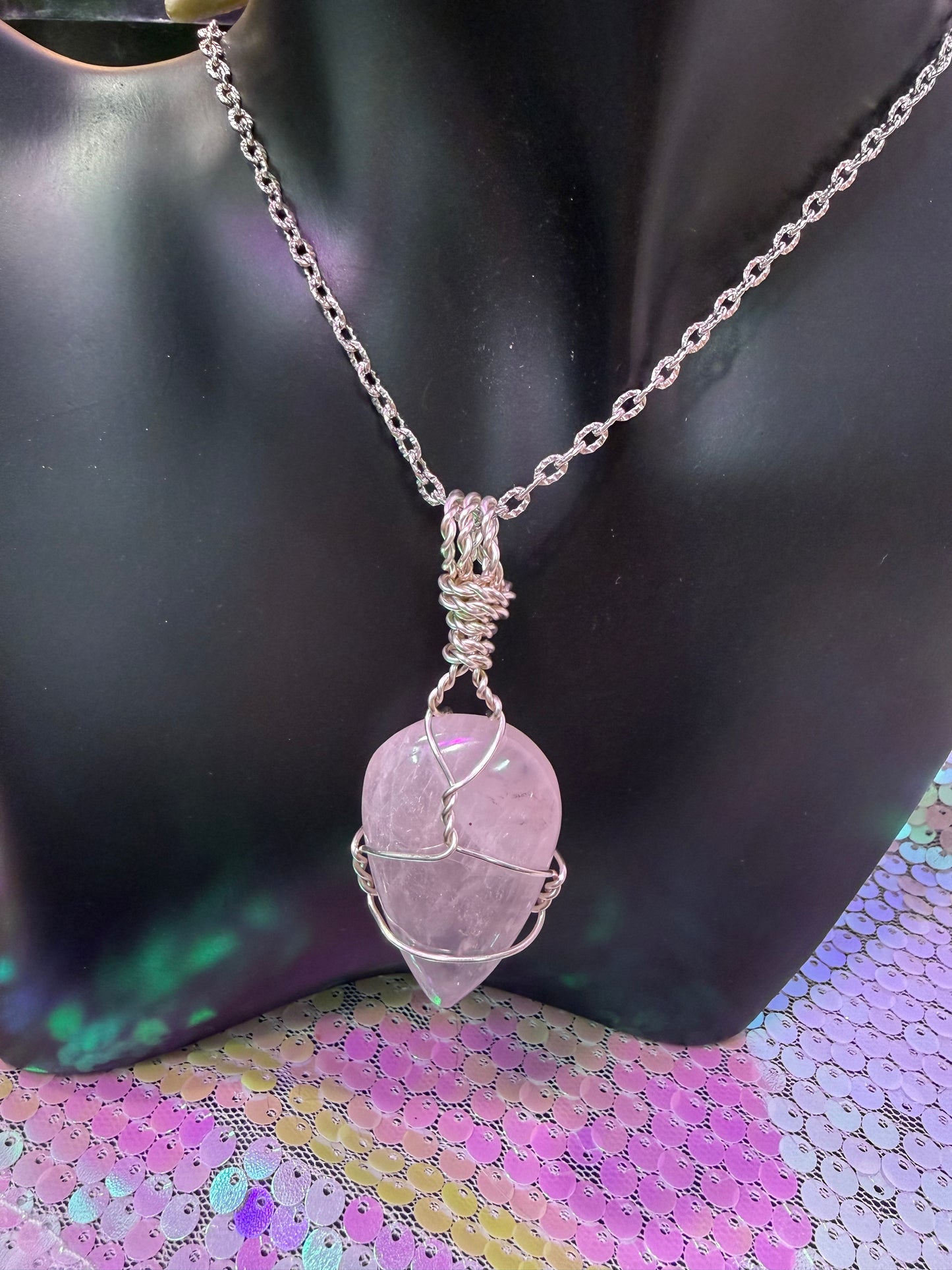 Rose Quartz Pendant