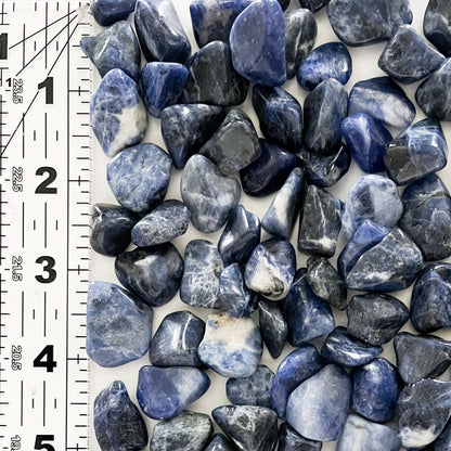 Pocket Sodalite Tumbled Crystal with Information Card
