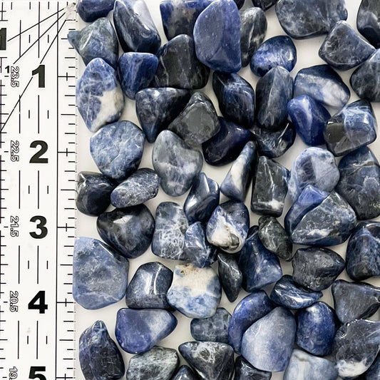 Pocket Sodalite Tumbled Crystal with Information Card