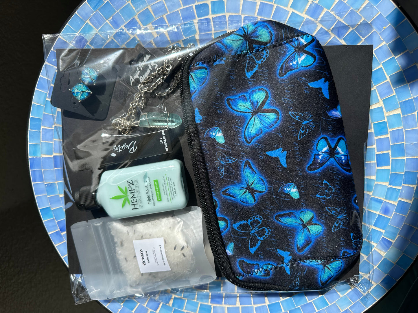Butterfly dreams Angel Aura Quartz self care beauty kit