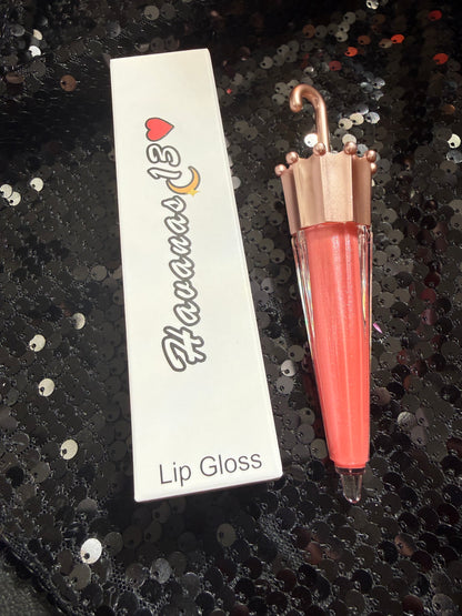 Peach cobbler limited edition lip gloss