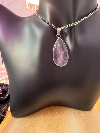 Amethyst Crystal Pendant