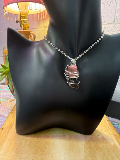 Rhondontite crystal pendant