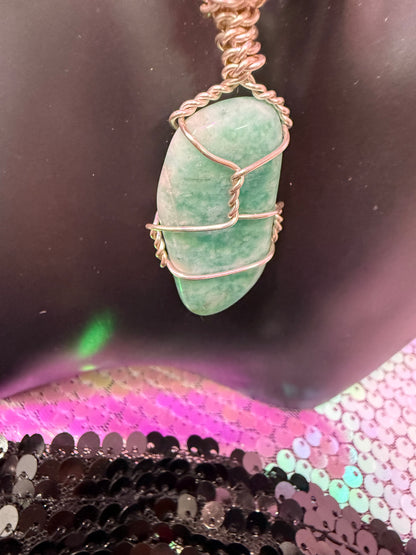 Amazonite pendant