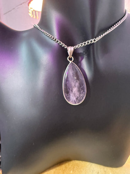 Amethyst Crystal Pendant