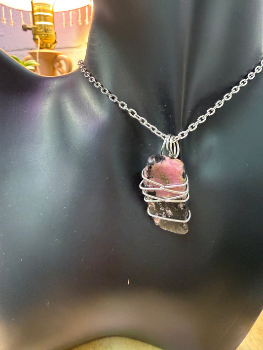 Rhondontite crystal pendant