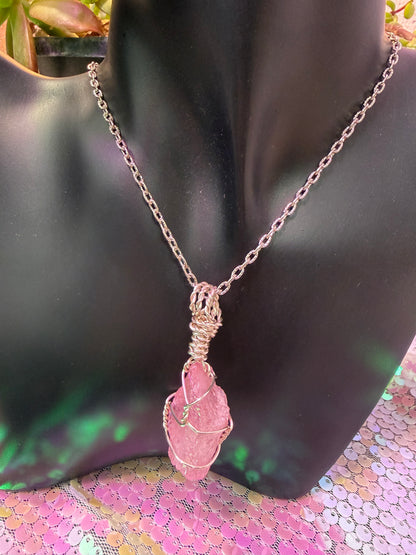 Pink Aura Quartz