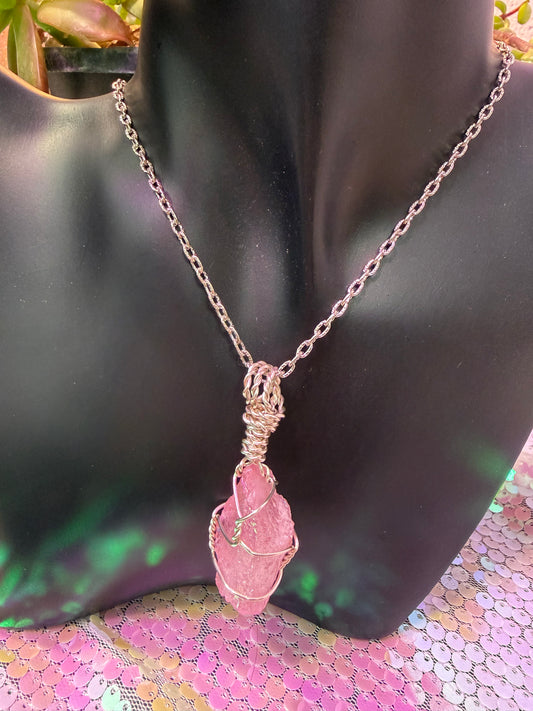 Pink Aura Quartz