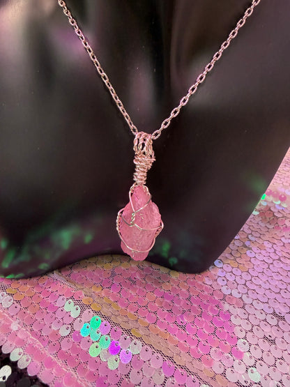 Pink Aura Quartz