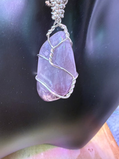Titanium Aura Amethyst
