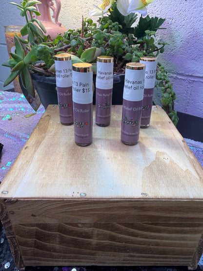 Pain relief oil roller