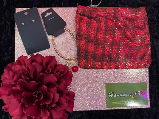 Cherry bomb glam kit~ crimson haze