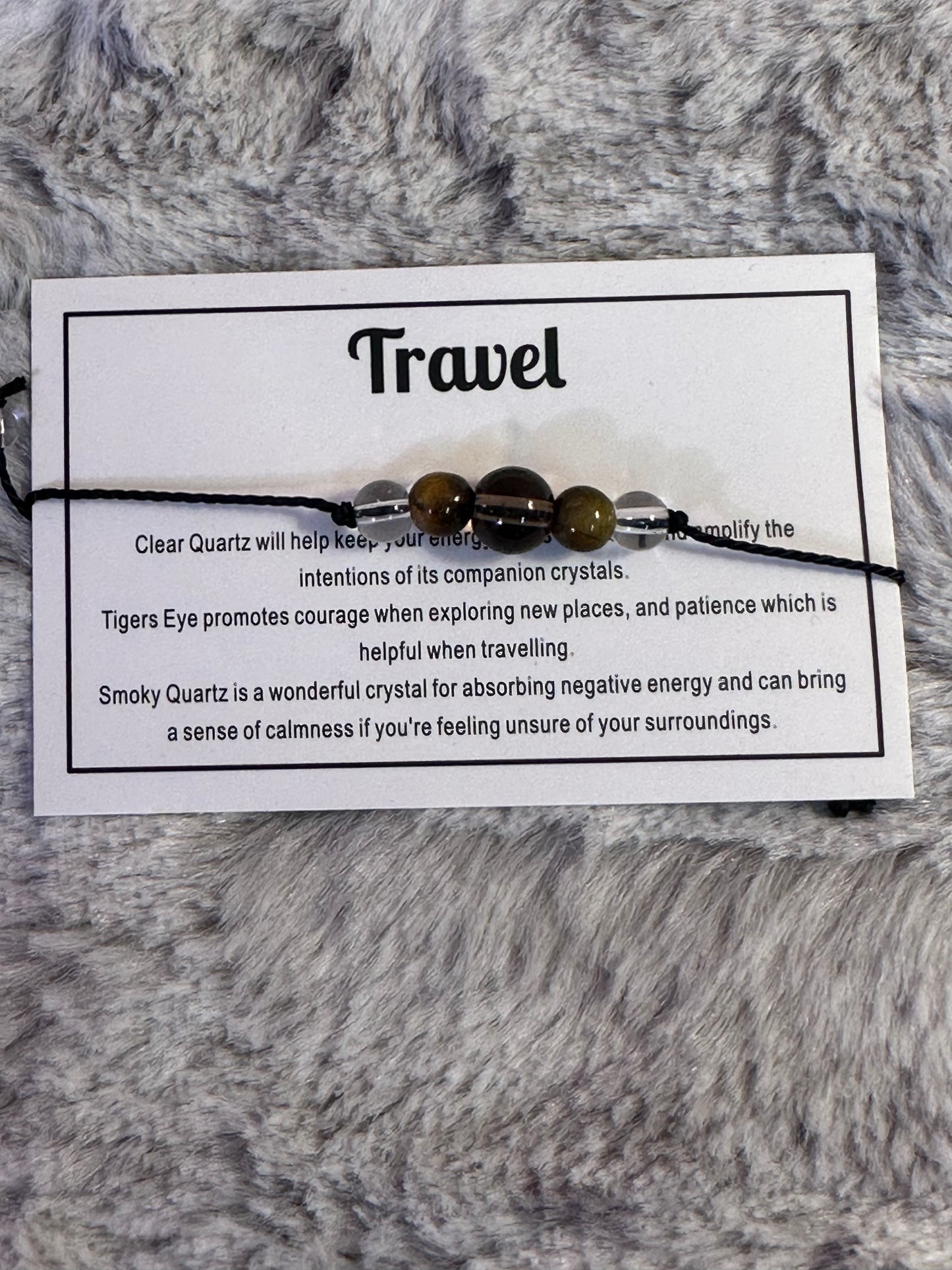 Travel bracelet plus free stocking stuffer